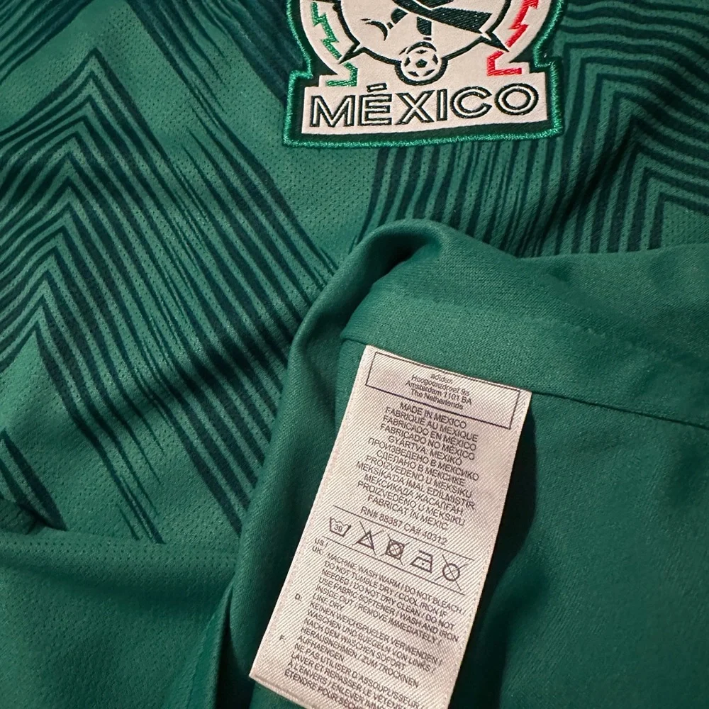 NEW Adidas Mexico Mens Home Jersey Size Small S 100% Adidas